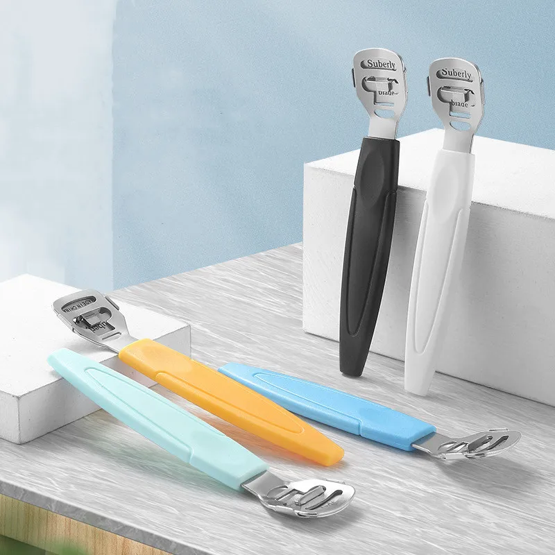 

1 Pc Stainless Steel Foot Skin Shaver Corn Cuticle Cutter Remover Rasp Pedicure File Foot Care Tool