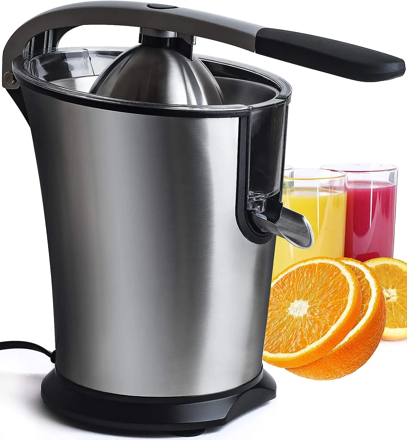 

Juicer Fruit Machines - Stainless Steal Citrus Jucers Machine Fruit Squeezer Orange Lemon Lime Citrus Juicers Extractor With A