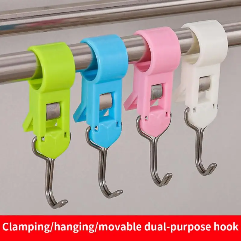 

Small And Light Kitchen Clamp Hook Clothes Pin Hook Durable Hook Tool Simple And Practical Suspension Clamp Corrosion Resistance