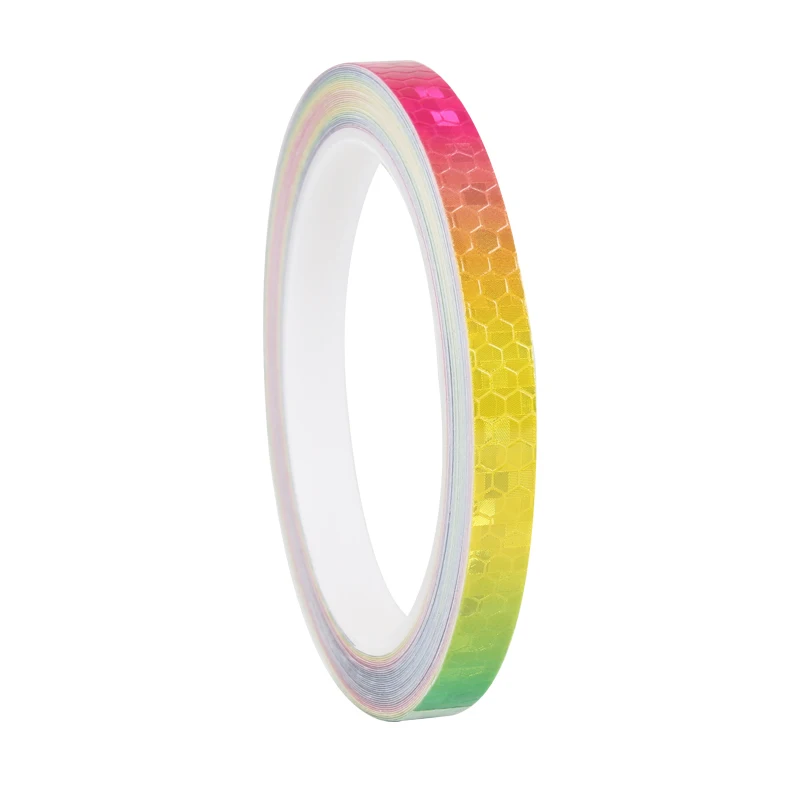 Светоотражающая лента для велосипедных колес флуоресцентная светоотражающая