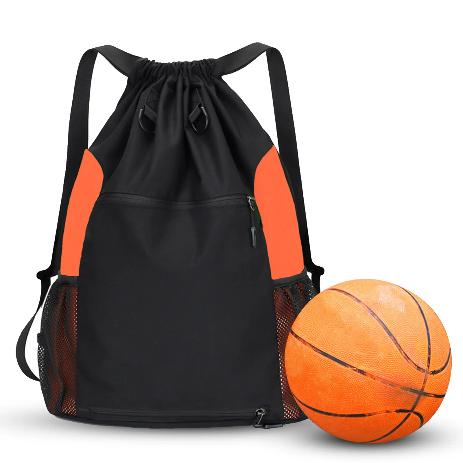 

Basketball Backpack Sports Bag For Sports Soccer Volleyball Football With Detachable Ball Compartment Multiple Pockets