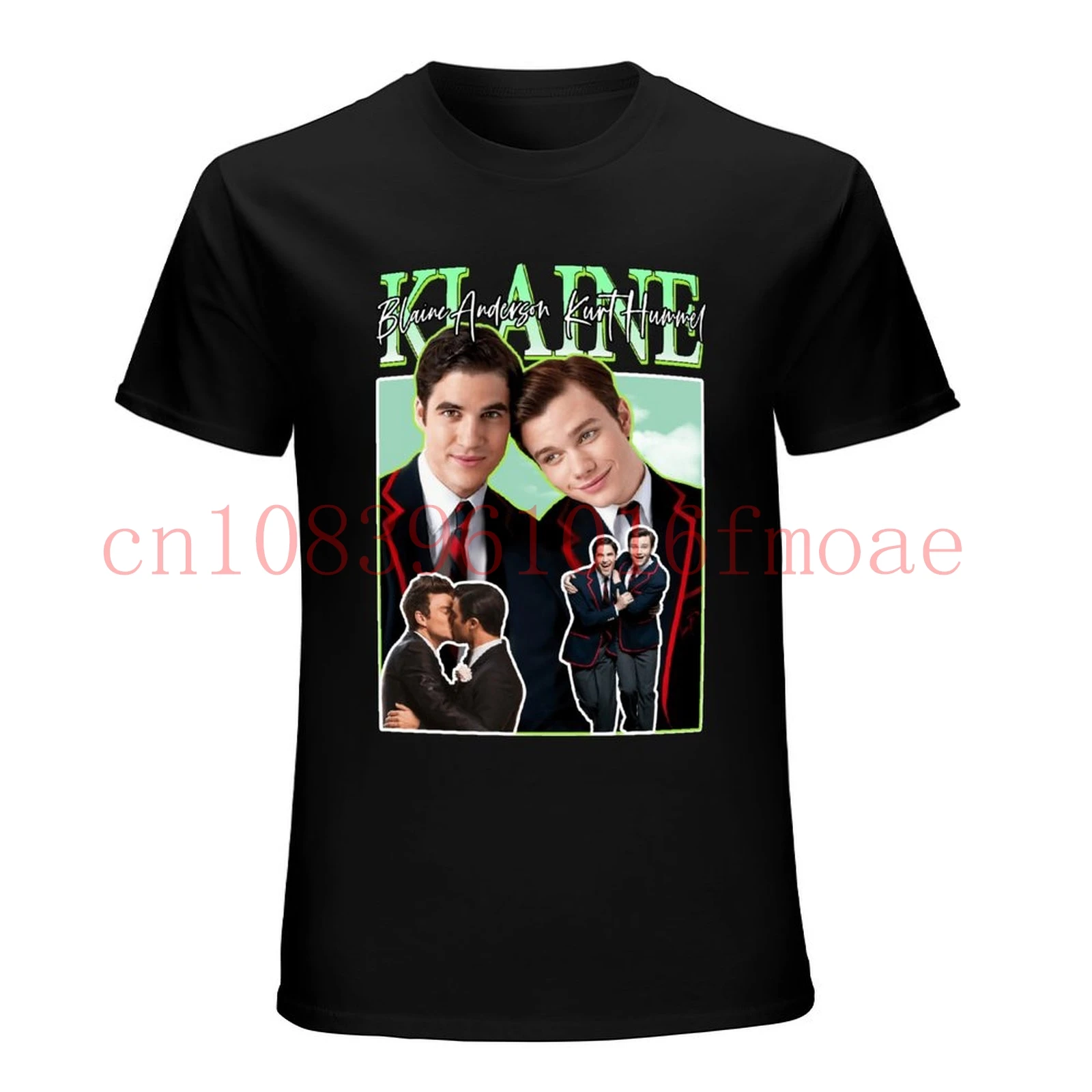 Футболка KLAINE Blaine Anderson &amp Kurt Hummel 90-х годов ГРАФИЧЕСКАЯ ФУТБОЛКА