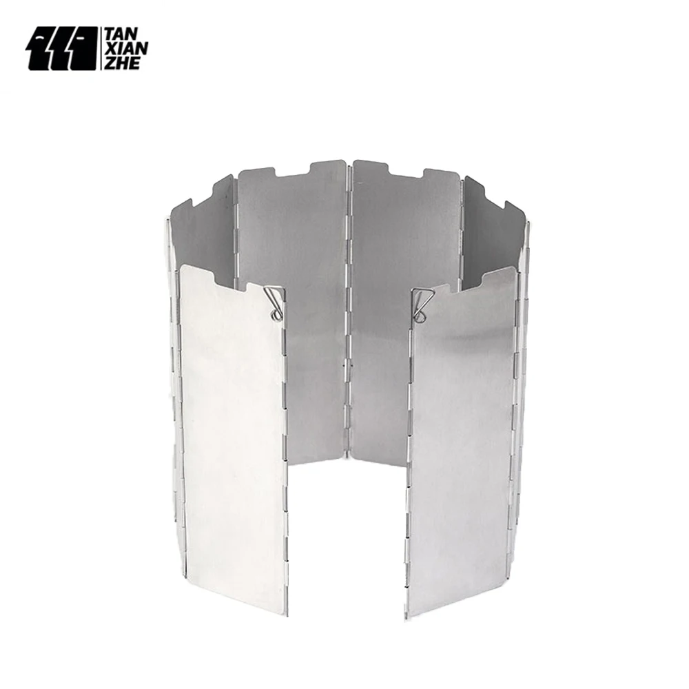 

Уличная плита TANXIANZHE, утолщенная складная Удобная плита, аксессуары для духовки, плита для ветрового стекла, газовая плита, ветровое стекло