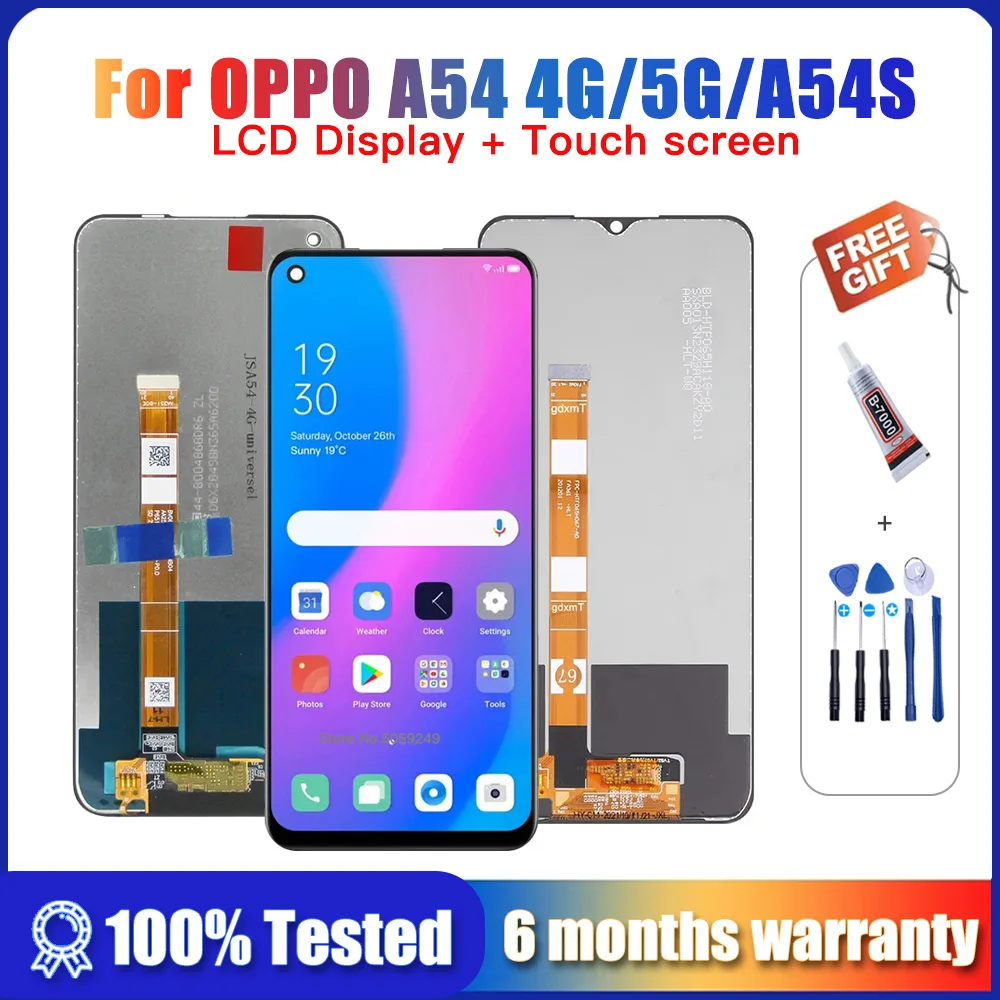 Протестированный оригинальный для OPPO A54 5G LCD CPH2195, дисплей для Oppo A54 CPH2239 LCD A54s CPH2273 Sceen