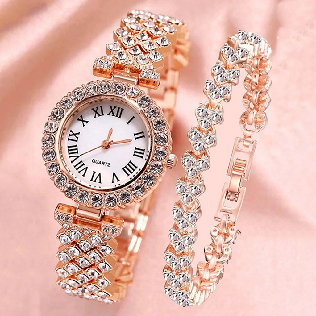

SMVPWatch For Women Watches 2022 Best Selling Products Luxury Watch Luxury Brand Reloj Mujer Watch Bracelet Set Diamond Steel Ba
