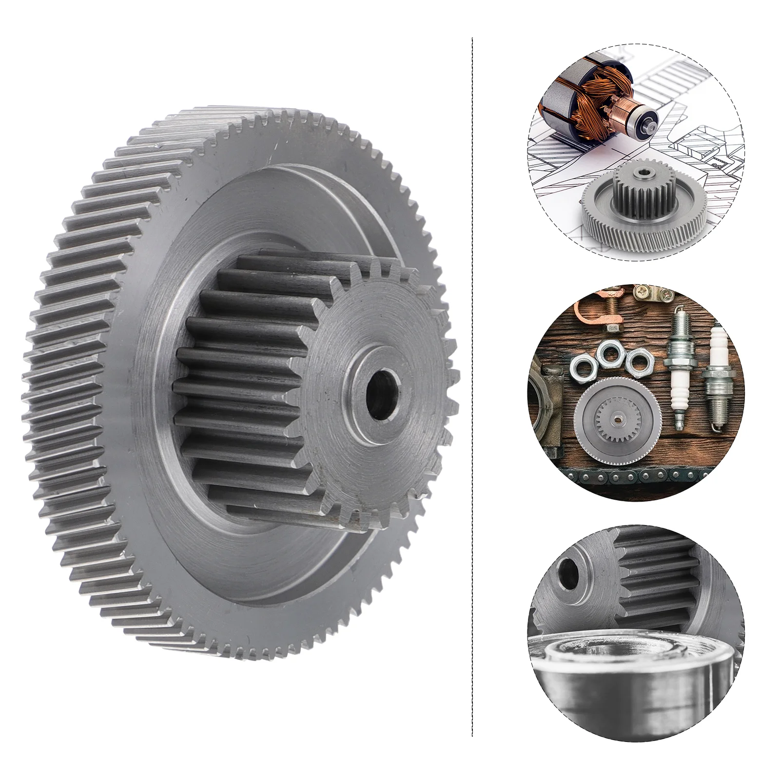 

1pc Slide Out Motor Gear 18:1 Ratio Metal Stripped Gear for RV