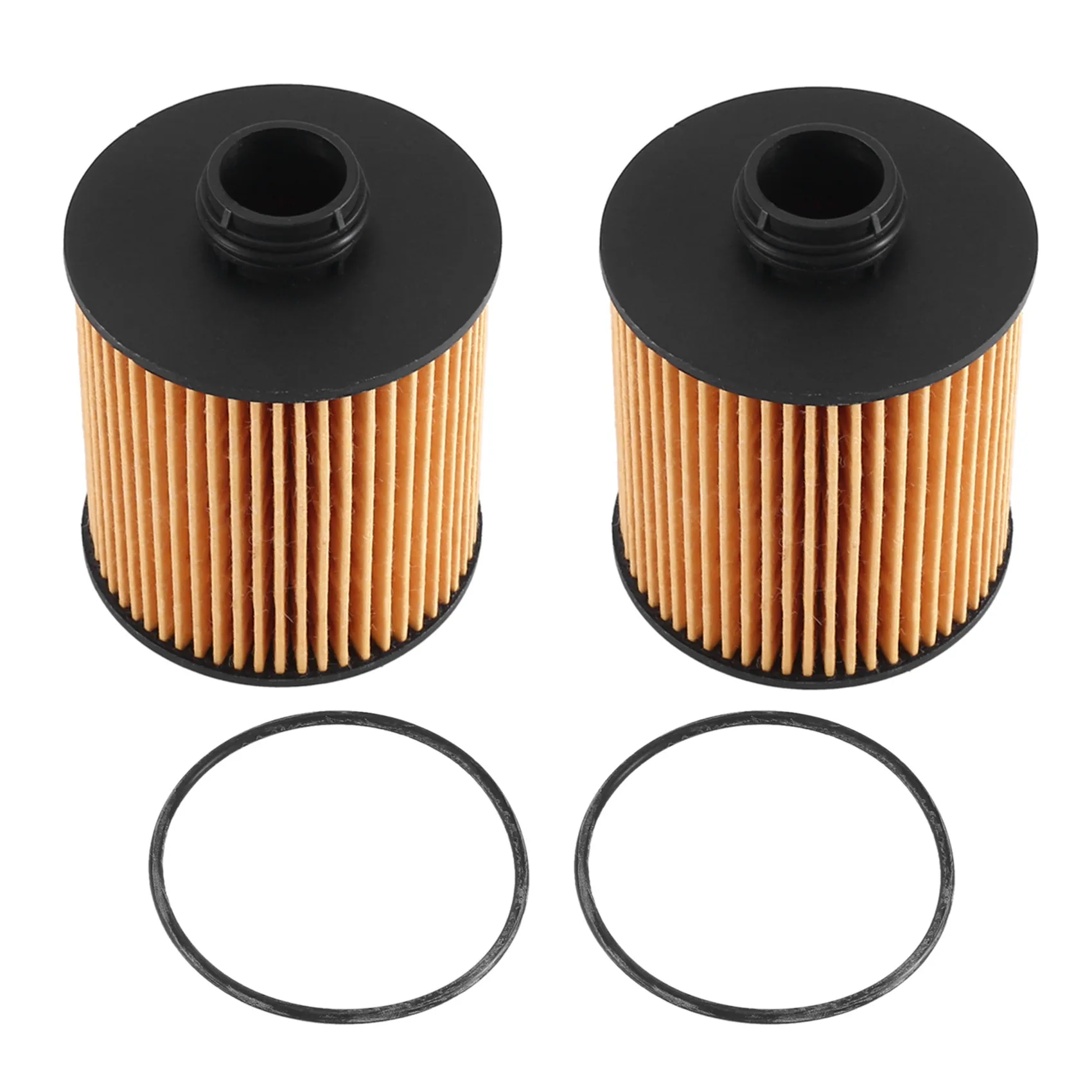 

2PCS Car Oil Filter for-Peugeot 3008 408 308 308S 508 4008 5008 for Citroen C4 C5 1.6T 2013-2014 1612565980 9807989080