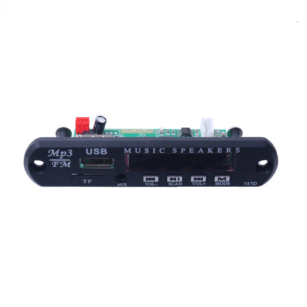 

5V 12V MP3 WMA Decoder Board Micro USB Power Supply TF Radio MP3 Decoder Audio Board For Car Remote Music Speaker