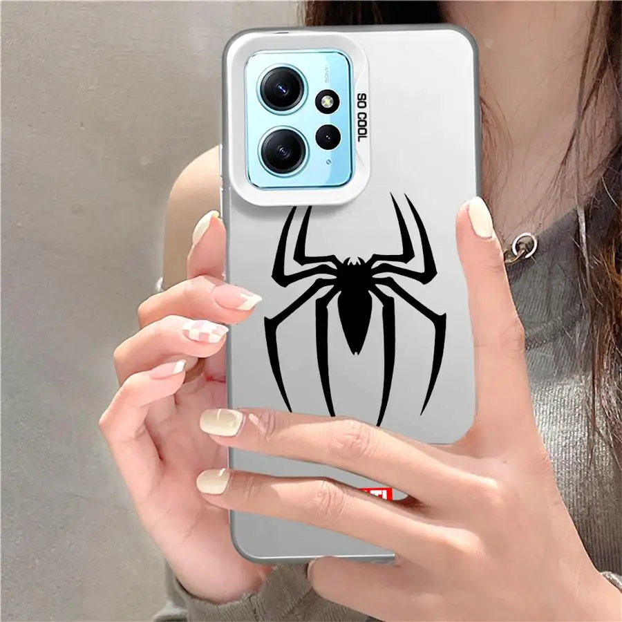 Чехол для телефона с логотипом Marvel Spider Man Iron Xiaomi Redmi Note 13 12 Pro 10 11s 12S 11 Plus 10s Cover