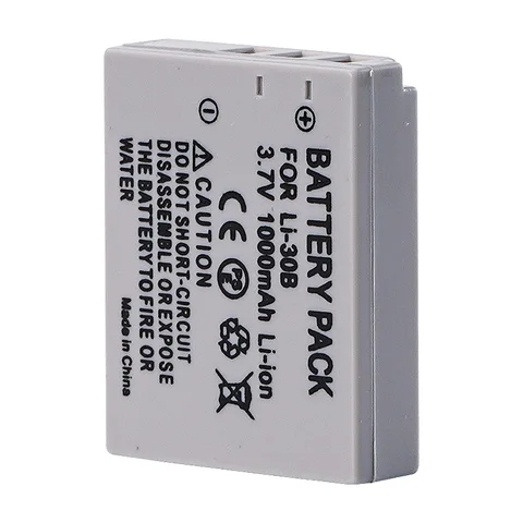 LI-30B Li-30C аккумулятор для камеры 3,7 В 1000 мАч аккумуляторная батарея для цифровой камеры Olympus Stylus Verve Digital Sgit-Mini архива-Mini S