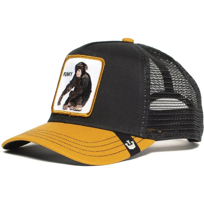 Фото Goorin Bros Livestock farm Trucker Mesh бейсболка Серый волк, горилла, орел Мужская кепка в стиле Snapback в стиле хип-хоп №4