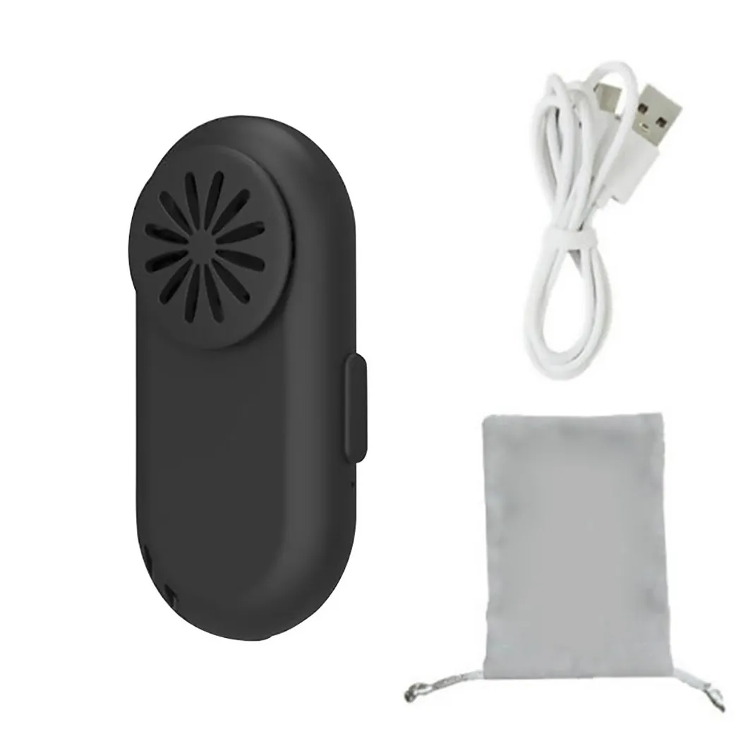 

16 X 28 X 64 Mm ABS + PP Personal Wearable Air Front Fan USB Mini Portable Reusable Breathable Healthly