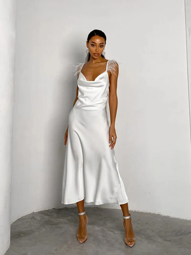 

Женское длинное летнее платье без рукавов, облегающее платье составного кроя с подтяжками, 2022