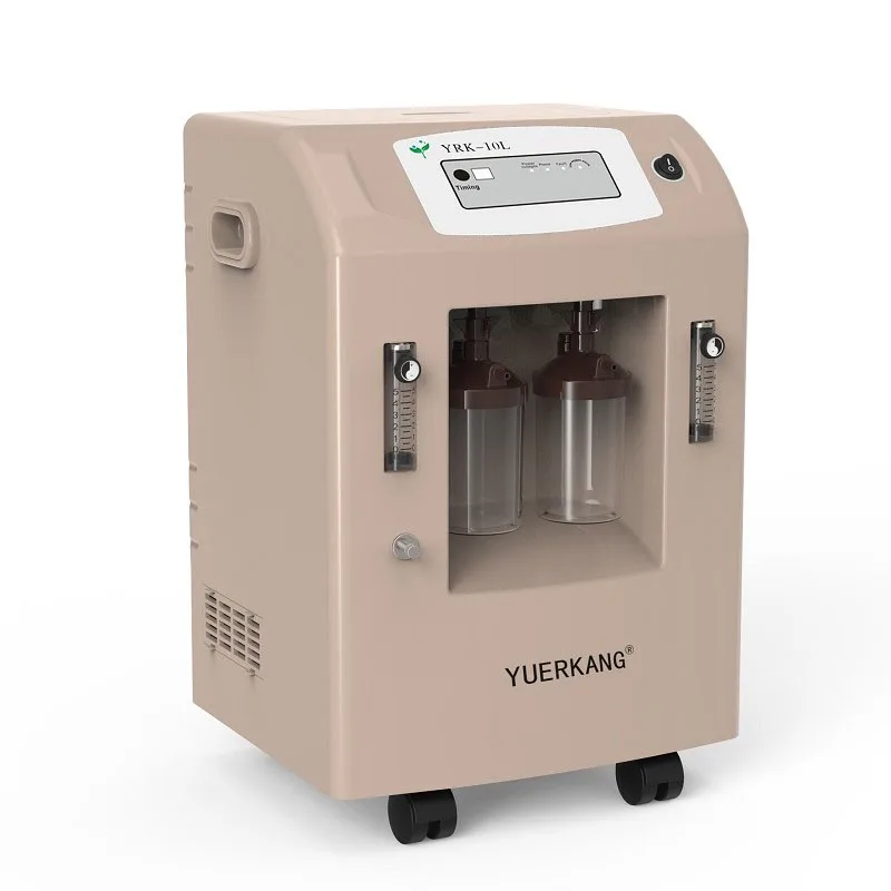 

10 L Oxygen Concentrator Oxygen Generator English Version Medical Atomization Breathe Oxygen Machine Home Appliance (Spot Goods)