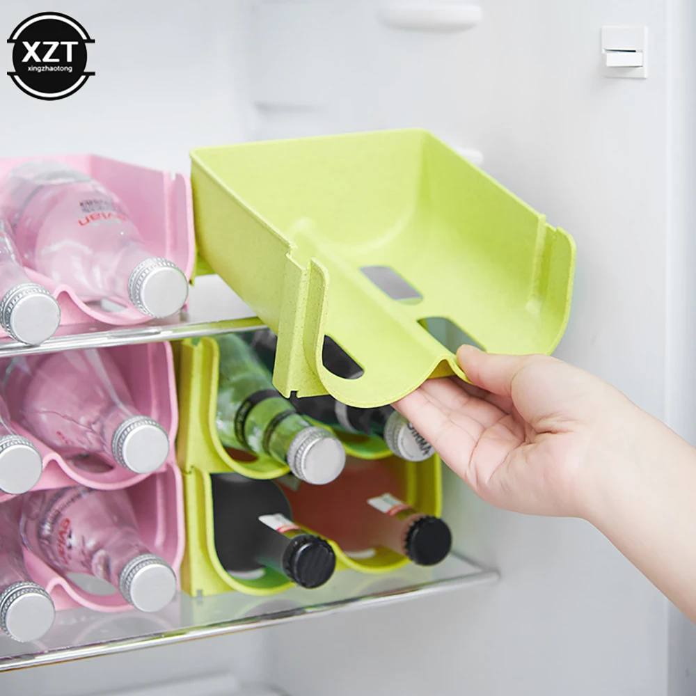 Refrigerator Drawer Beverage Storage Box Can be Stacked With Anti Drop Function for Storing Items That are Prone to Slipping