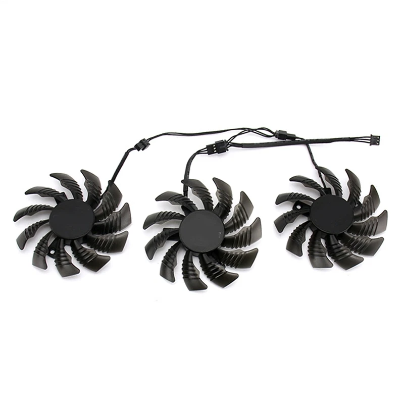 

3PCS 75MM PLD08010S12H 3PIN GTX970 GPU FAN For Gigabyte GV-N970WF3OC-4GD GTX970 Graphics Video Card Cooling Fan