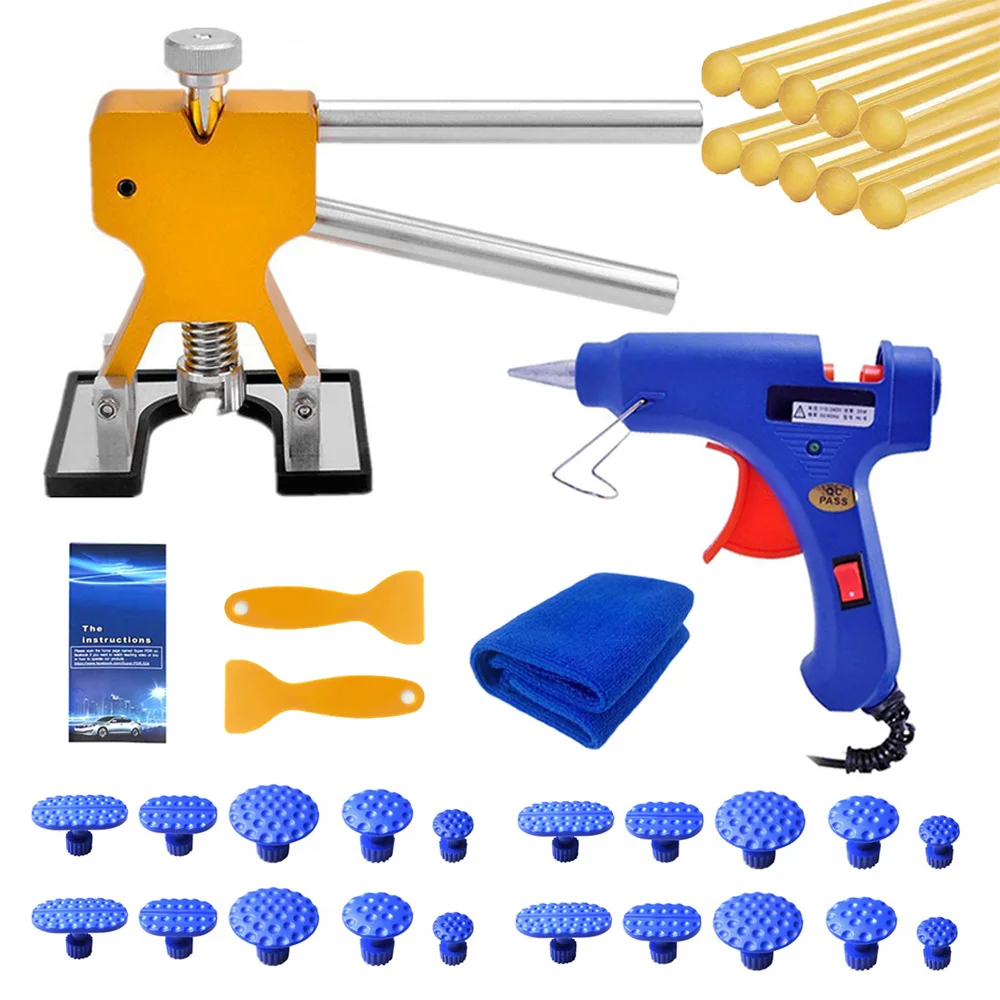 Professional Auto Paintless Repair Car Dent Repair Tool Dent Puller Car Dent Remover Repair Kit Body Suction Cup Repair Tools