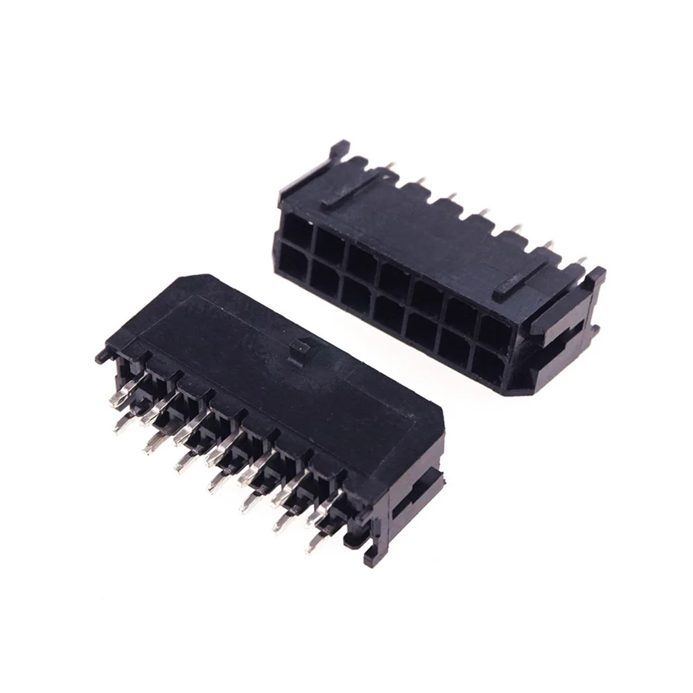 5/10 шт. 3 0 мм встраиваемый разъем Micro-Fit Штекерный PCB прямой 2 4 6 8 10 12 14 16 18 20 22 24
