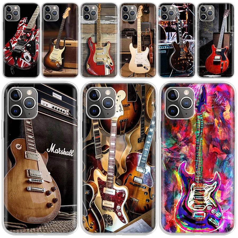 

Music Score Musical Violin Guitar Phone Case for iPhone 13 Pro 12 Mini 11 Max X XS XR 7 Plus 8 6 6S Apple SE 2020 5 5S Pattern S