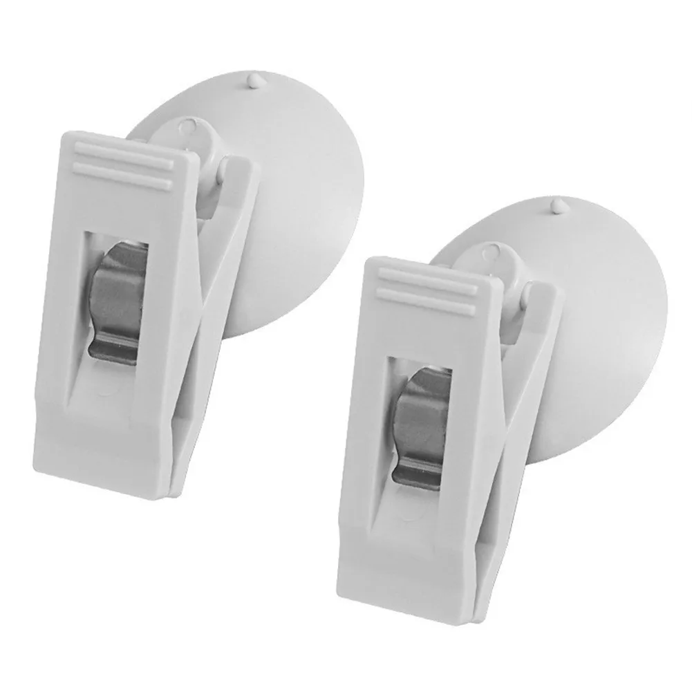 

Car Interior Curtain Clip Suction Cup Towel Ticket Holder Clamp Household Installed To Window Refrigerator Wall Hook Holder