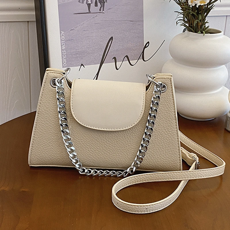 Женская наплечная сумка из искусственной кожи маленькая сумочка через плечо