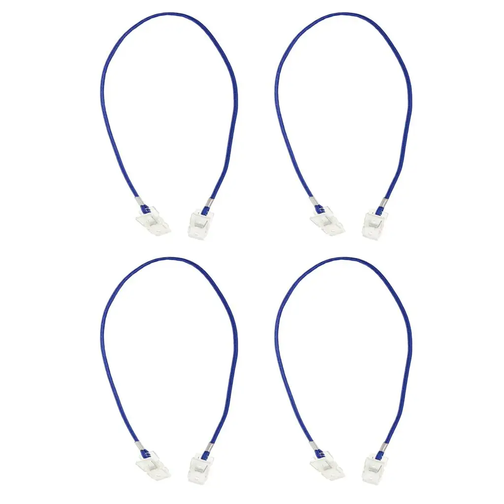 

Baby Senior Adult Napkin Clip Strap Lanyard Bib Holder Neck Chain Blue Black