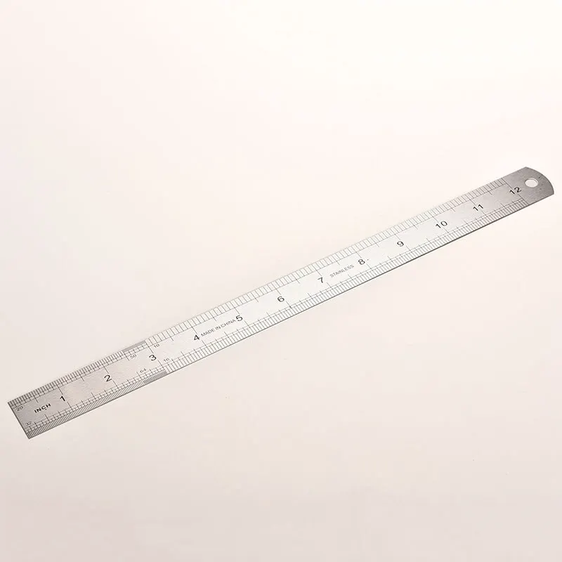 

Stainless Steel Metal Ruler practical Metric Rule Precision Double Sided Measuring Tool 30cm New Arrival