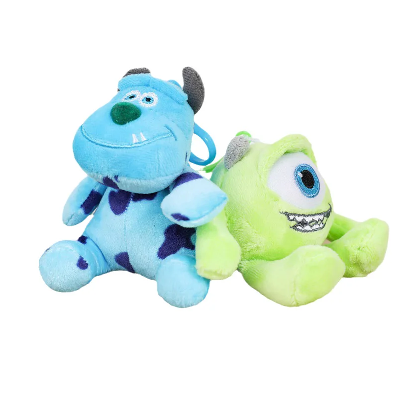 

Disney Monster Academy Hairy Monster Big Eyes Plush Toy Doll School Bag Ornament Cute Backpack Pendant Gift