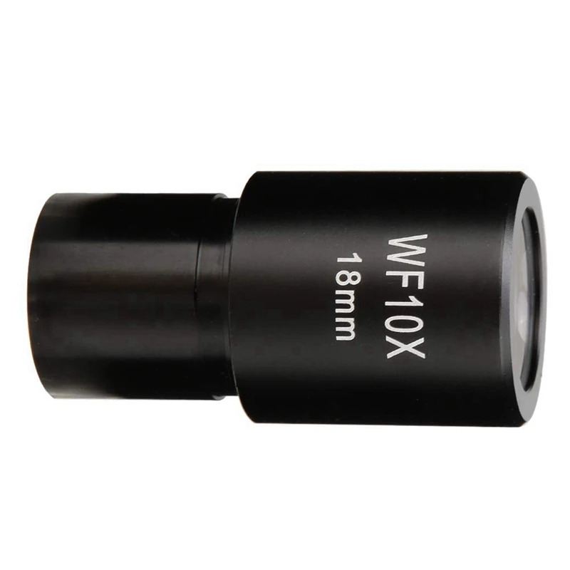 

6Pcs 10X Microscope Eyepiece Wide Angle Optical Lenses Adapter Field 18Mm Professional Ocular Lens Standard