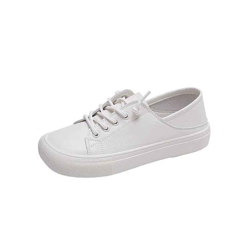 Pofulove Square Toe White Tennis Women's Shoes Fashion Design Offers Free Shipping Sneakers images - 6