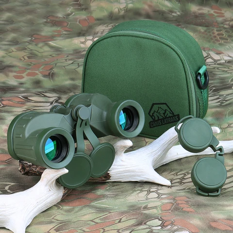 Canis Latrans оптическое оборудование для охоты кемпинга 8x 7X50 зеленый телескоп 6x30 бинокли