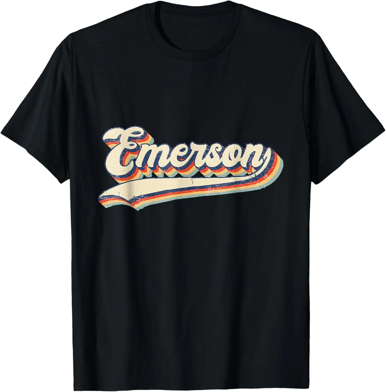 Спортивная Винтажная Футболка Emerson в стиле ретро