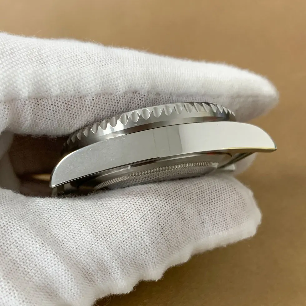 40.7mm Modification Watch Case 316L Stainless Steel Waterproof Sapphire Glass Mirror Fit NH35 NH36 4R Automatic Movement