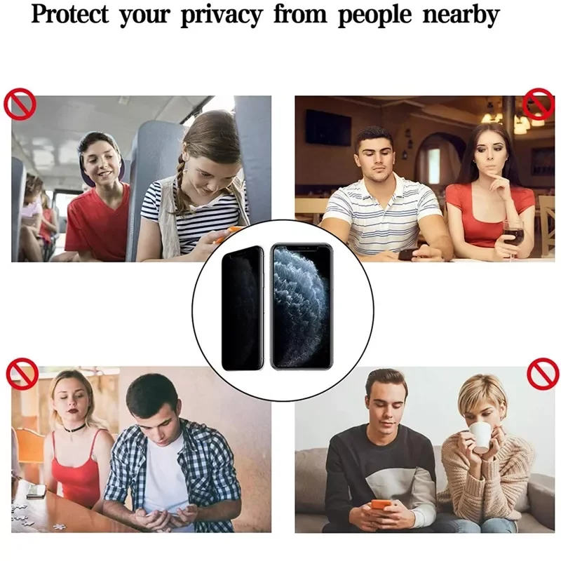 Anti-spy Glass for IPhone 11 12 Pro Max Mini XS XR X Privacy Screen Protectors for IPhone 13 Pro MAX 7 8 Plus Anti Glare