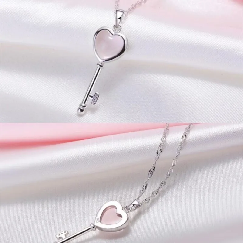 Ожерелье с подвеской в виде ключа реальной реальности AAAA + милое качество подарок