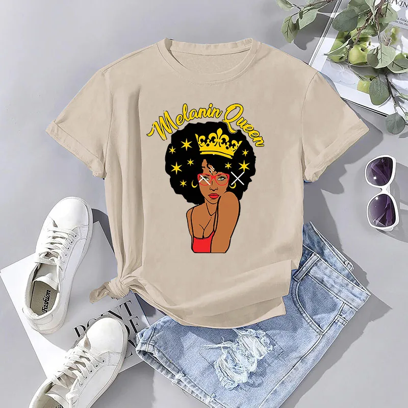 Модные индивидуальные футболки с изображением черной королевы интересные