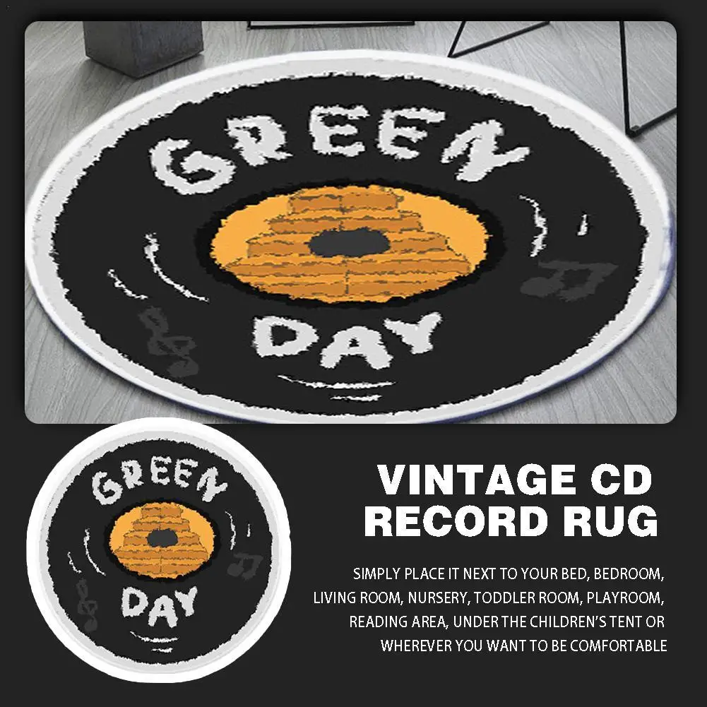 

Винтажный коврик с Cd-записью, пушистые коврики с буквами, нескользящий прикроватный коврик Ins, коврик для ванной, напольный коврик, Придверный коврик для детской спальни, домашний декор