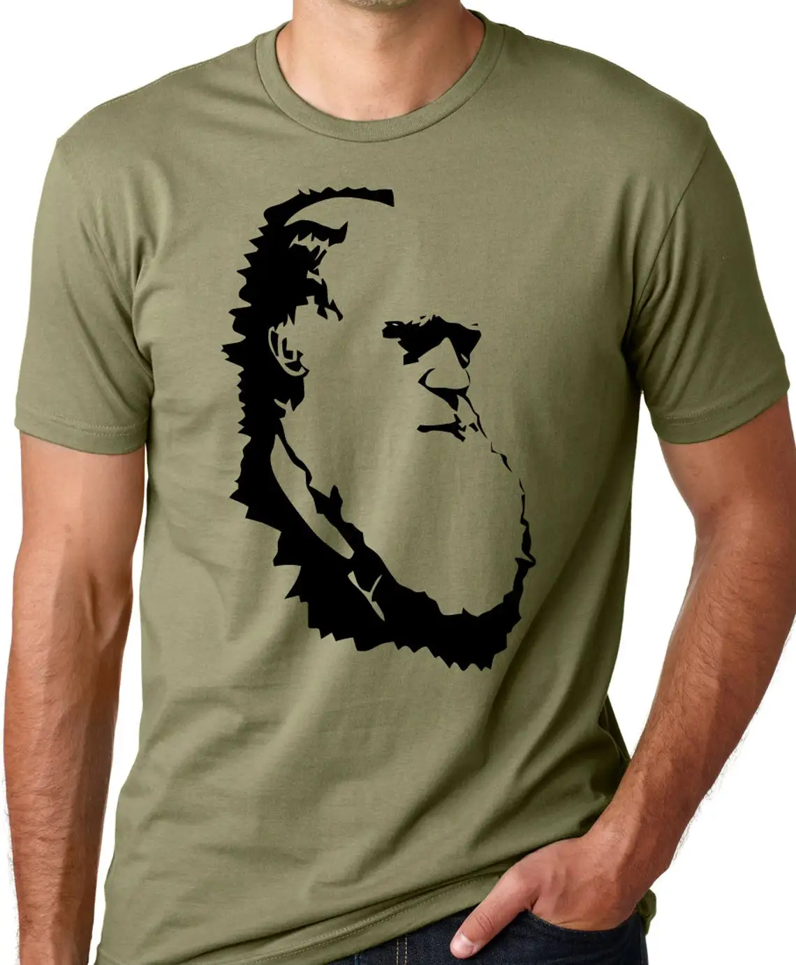 

Charles Darwin evolution T shirt atheist tshirt gift for scientist atheist