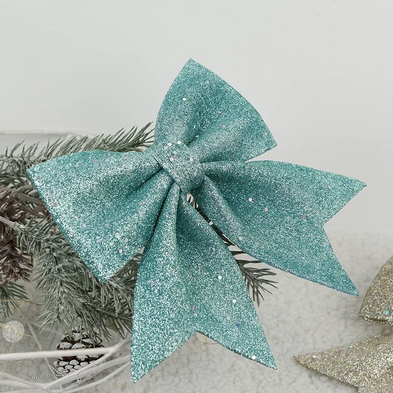 

Новогодний бант из пены, золотистый