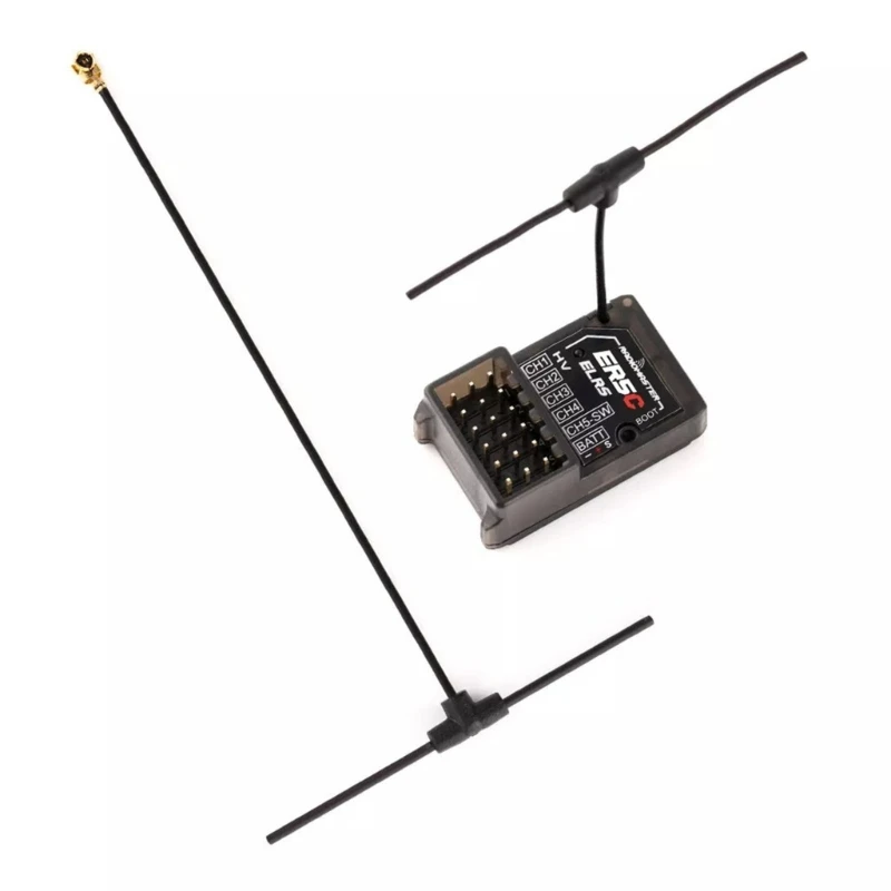 

2.4GHz 5CH Receiver ER5A ER5C ExpressLRS ELRS PWM Vertical Pin Receiver for RC Plane Car