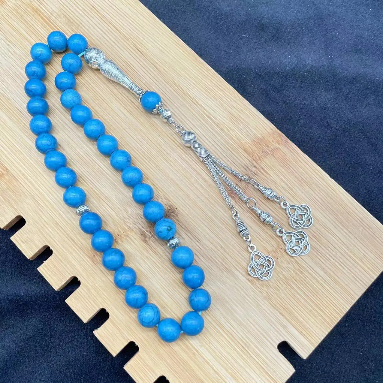 Бусины в виде мусульманских розаров 10 мм 33 дюйма