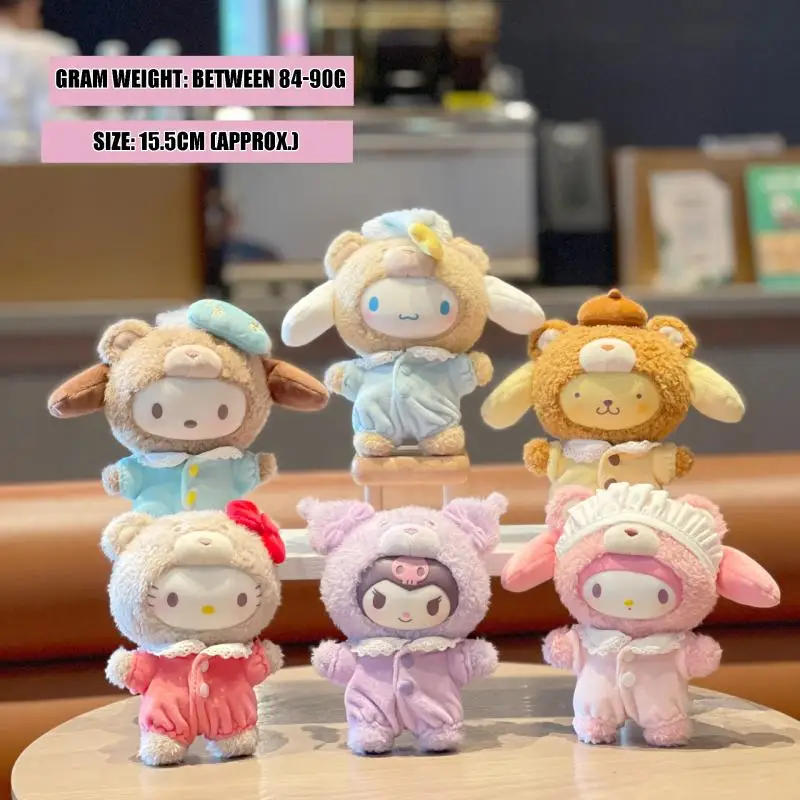 Sanrio Hello Kittle Melody Latte Baby виниловый Куроми плюшевый кулон модная игровая кукла