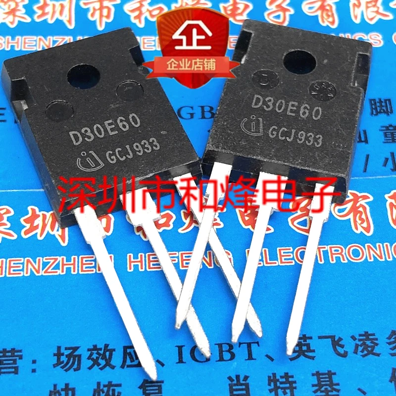 

Free shipping D30E60 IDW30E60 TO-247 600V 30A 10PCS