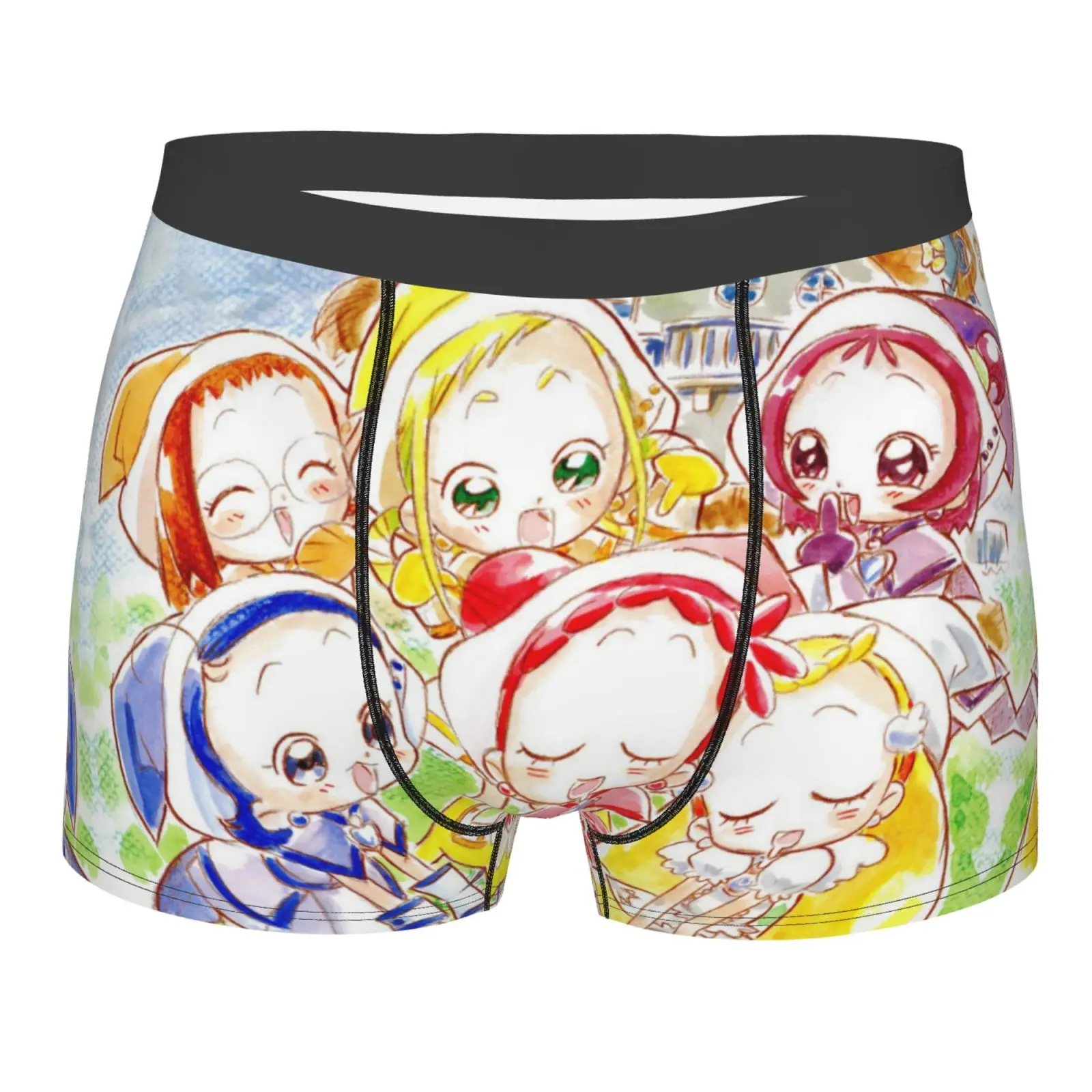 

Cartoon Girl Magic Boxershorts Men Male Underpants Double Sides Printed Soft Breathable Machine Wash Boxers Polyester Print Mens