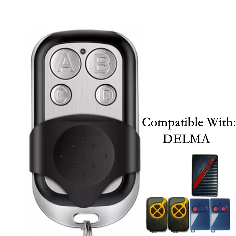 

DELMA MIZARD 1CH DELMA KING 2CH Garage Door Remote Control clone replacement duplicator Key Fob for garage command 433.92Mhz