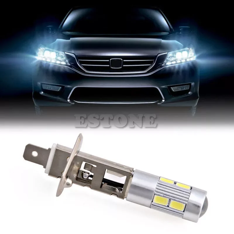 

1PC H1 5630 10-SMD-LED Car Lamp Fog Driving Light Bulb Headlight 12V