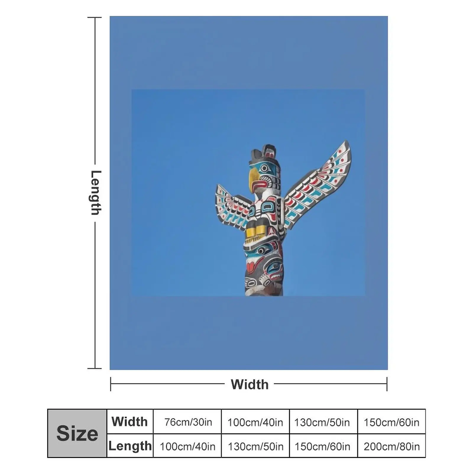 Одеяло Totem Pole Vancouver