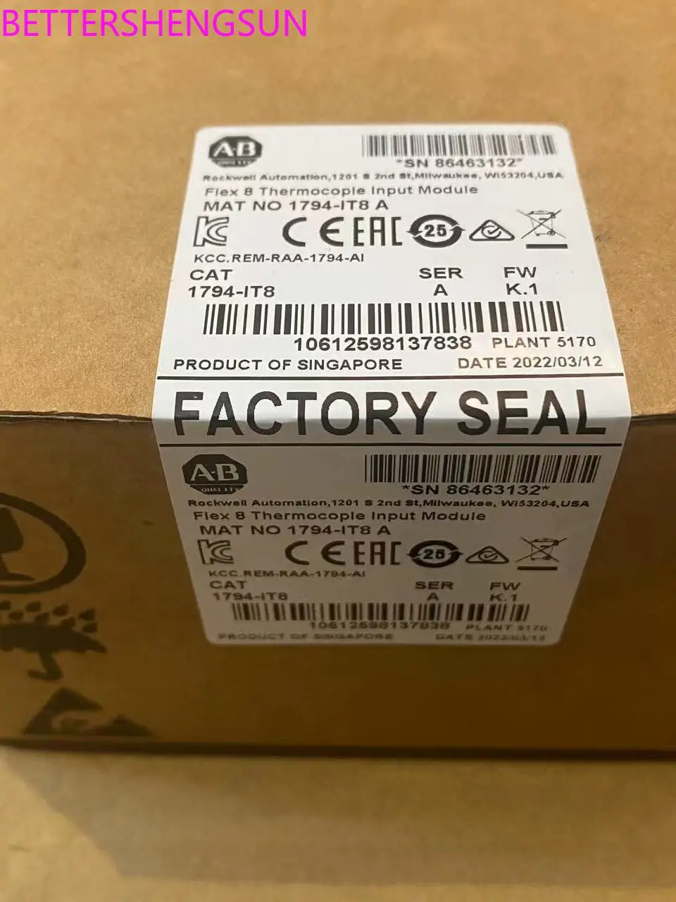 1794-IT8 Flex I/O аналоговый входной модуль термопара/мВ 8-канальный 1794it8