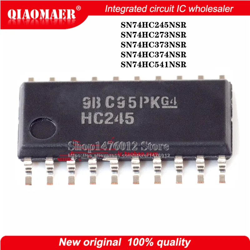 10 шт. HC245 SN74HC245NSR SOPP-20 5,2 мм SN74HC273NSR 74HC273 SN74HC373NSR 74HC373 SN74HC374NSR 74HC374 SN74HC541NSR 74HC541 SOP20