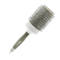 6 size available hair ceramic brush alunimium tube ionic round hairbrush for hairstyling pro hairdressing brushes with tail pin